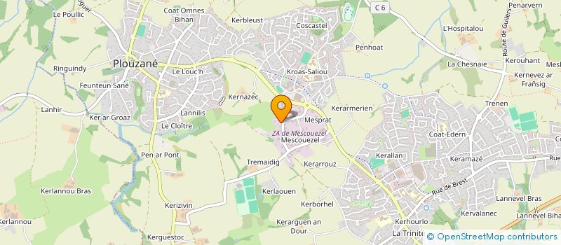 localisation de l'entreprise SCI DU 45-47 RUE DU MOULIN A POUDRE  CANNES