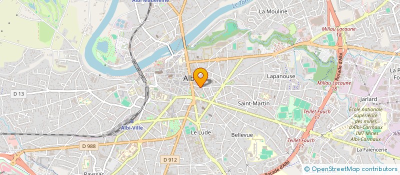 localisation de l'entreprise SCI DU 45 à ALBI