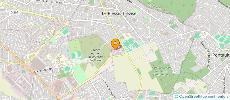 localisation de l'entreprise SCI DU 45 AVENUE DU BOIS A CHENNEVIERES à LE PLESSIS-TREVISE