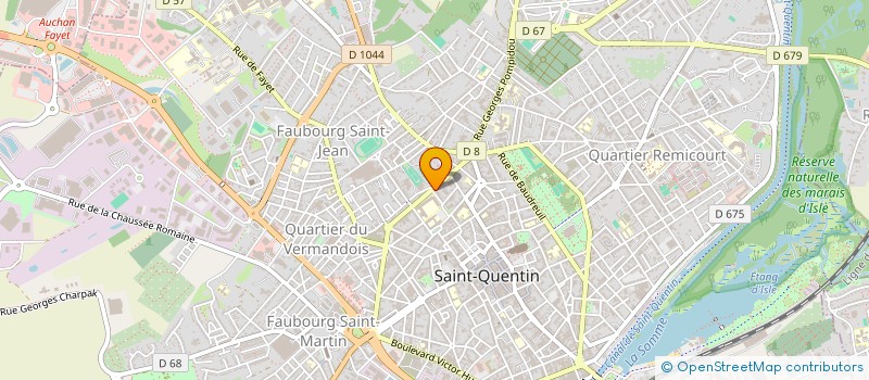 localisation de l'entreprise SCI DU 45 BD RICHELIEU à SAINT-QUENTIN