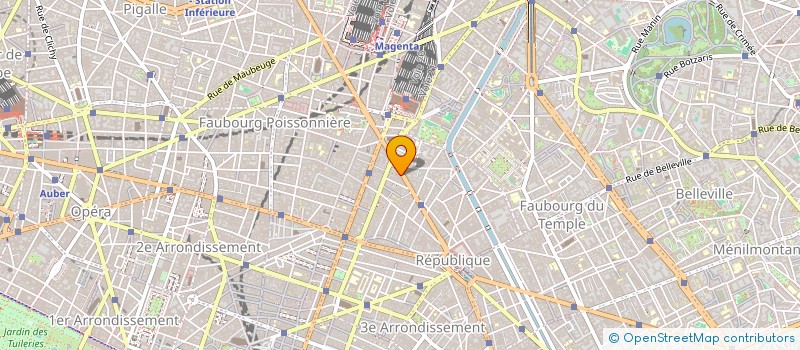 localisation de l'entreprise SCI DU 45 BOULEVARD DE MAGENTA  PARIS