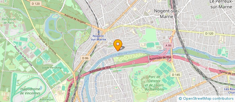 localisation de l'entreprise SCI DU 45 ILE DE BEAUTE  NOGENT-SUR-MARNE