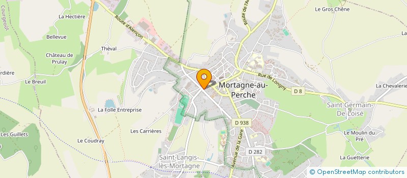 localisation de l'entreprise SCI DU 45 PLACE DE LA REPUBLIQUE à MORTAGNE-AU-PERCHE
