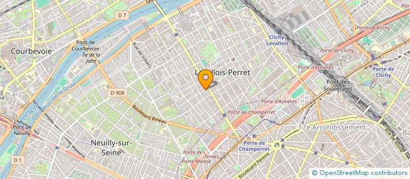 localisation de l'entreprise SCI DU 45 RUE ARISTIDE BRIAND à LEVALLOIS-PERRET