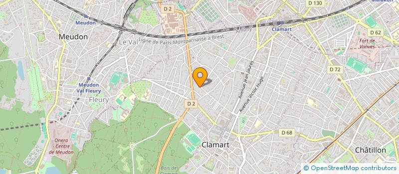 localisation de l'entreprise SCI DU 45 RUE D'ESTIENNE D'ORVES à CLAMART
