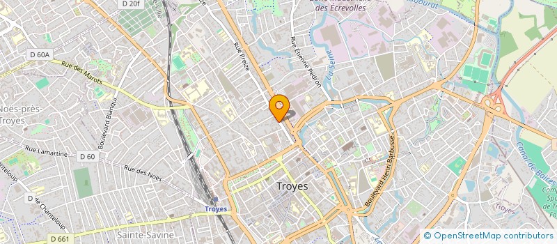 localisation de l'entreprise SCI DU 45 RUE DE PREIZE à TROYES