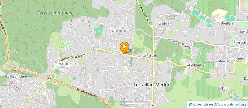 localisation de l'entreprise SCI DU 45 RUE DUPATY  LE TAILLAN-MEDOC