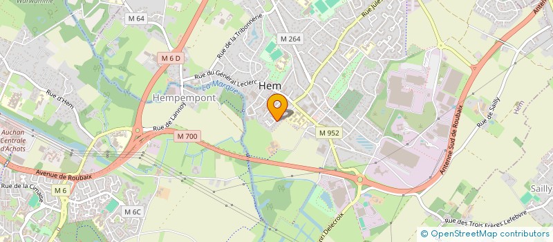 localisation de l'entreprise SCI DU 45 RUE JULES GUESDE  HEM