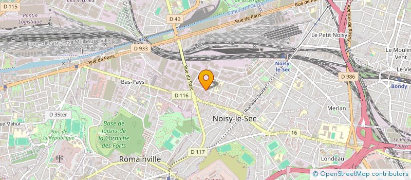 localisation de l'entreprise SCI DU 45 RUE LEO LAGRANGE à NOISY-LE-SEC