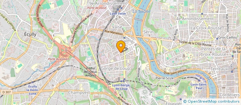 localisation de l'entreprise SCI DU 45 RUE SAINT PIERRE  LYON