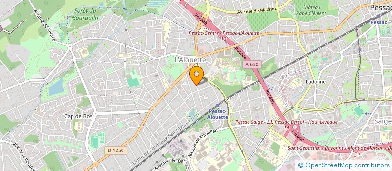 localisation de l'entreprise SCI DU 45 RUE SAINTE CATHERINE  PESSAC