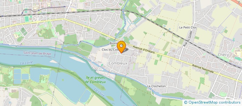 localisation de l'entreprise SCI DU 45 TREIZ  COMBLEUX