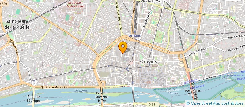 localisation de l'entreprise SCI DU 46 à ORLEANS
