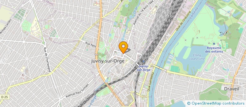 localisation de l'entreprise SCI DU 46 AVENUE D'ESTIENNE D'ORVES à JUVISY-SUR-ORGE