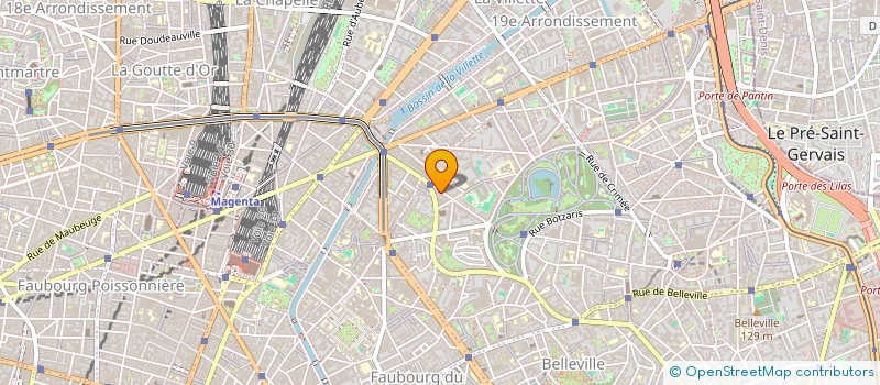 localisation de l'entreprise SCI DU 46 AVENUE SECRETAN  PARIS