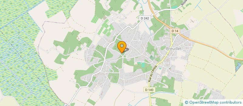 localisation de l'entreprise SCI DU 46 BD BAILLET  BREUILLET