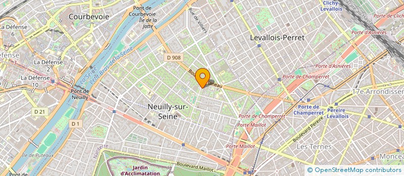 localisation de l'entreprise SCI DU 46 INKERMANN à NEUILLY-SUR-SEINE