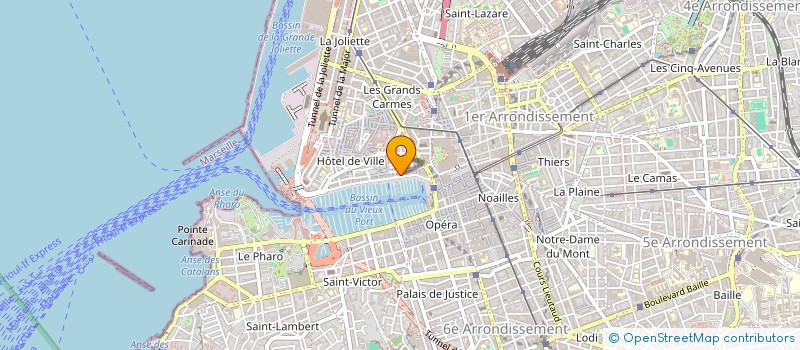 localisation de l'entreprise SCI DU 46 QUAI DU PORT à MARSEILLE