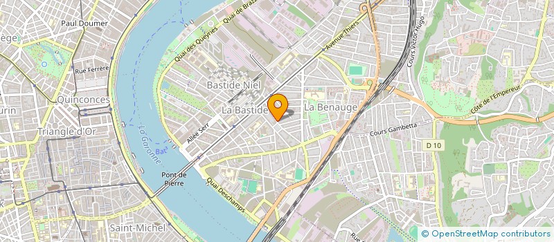 localisation de l'entreprise SCI DU 46 RUE BONNEFIN  BORDEAUX