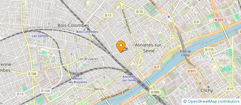 localisation de l'entreprise SCI DU 46 RUE DE LA CLEF à ASNIERES-SUR-SEINE