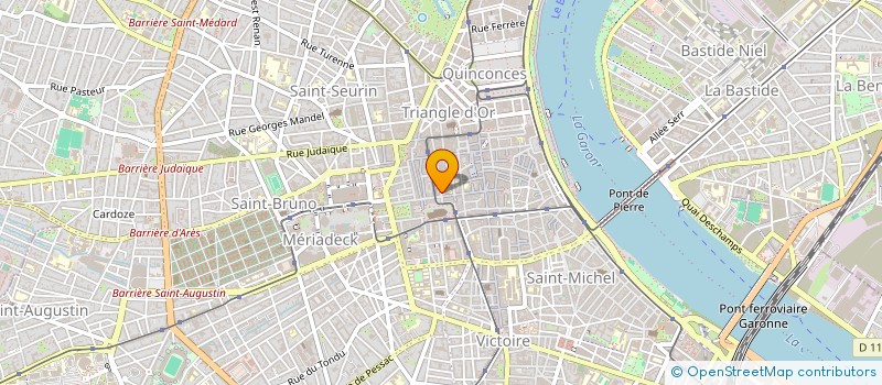 localisation de l'entreprise SCI DU 46 RUE PORTE DIJEAUX  BORDEAUX