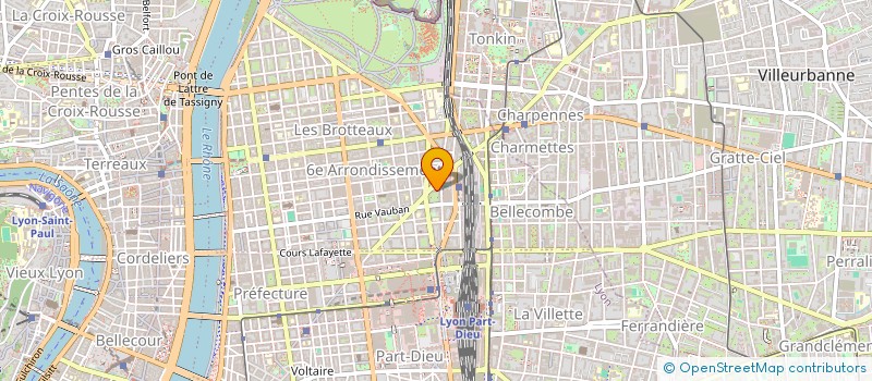 localisation de l'entreprise SCI DU 47  LYON 6EME