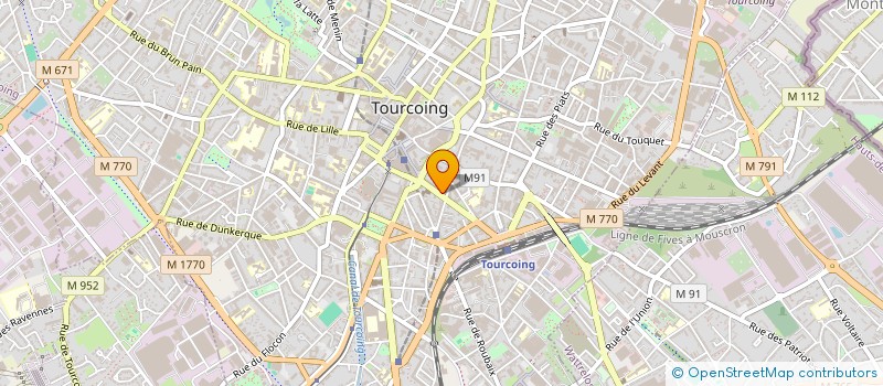 localisation de l'entreprise SCI DU 47 AVENUE GUSTAVE DRON  TOURCOING