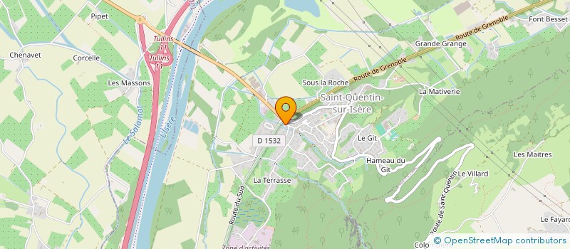 localisation de l'entreprise SCI DU 47 LORRAINE  SAINT-QUENTIN-SUR-ISERE