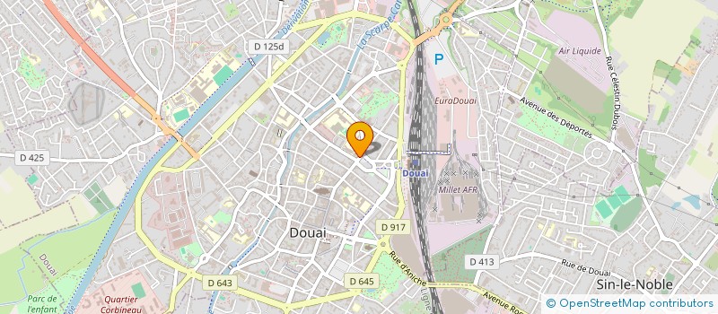 localisation de l'entreprise SCI DU 47 PLACE CARNOT à DOUAI