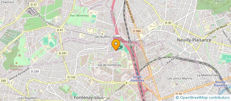 localisation de l'entreprise SCI DU 47 QUAI D'ARTOIS AU PERREUX-MARNE  FONTENAY-SOUS-BOIS