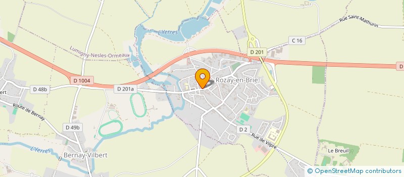 localisation de l'entreprise SCI DU 47 R DU GAL LECLERC  ROZAY-EN-BRIE