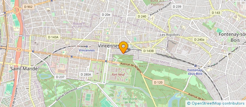 localisation de l'entreprise SCI DU 47 RUE MICHELET FITOUSSI  VINCENNES