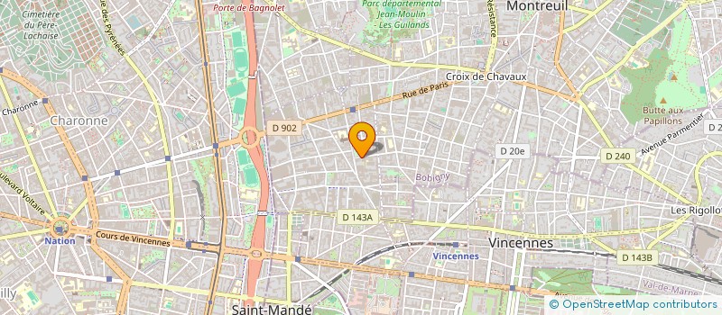 localisation de l'entreprise SCI DU 47 RUE RASPAIL à MONTREUIL