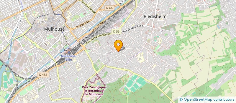 localisation de l'entreprise SCI DU 48 AVENUE DE COLMAR A MULHOUSE  RIEDISHEIM