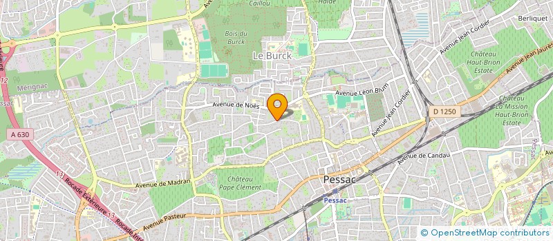 localisation de l'entreprise SCI DU 48 AVENUE PASTEUR  PESSAC