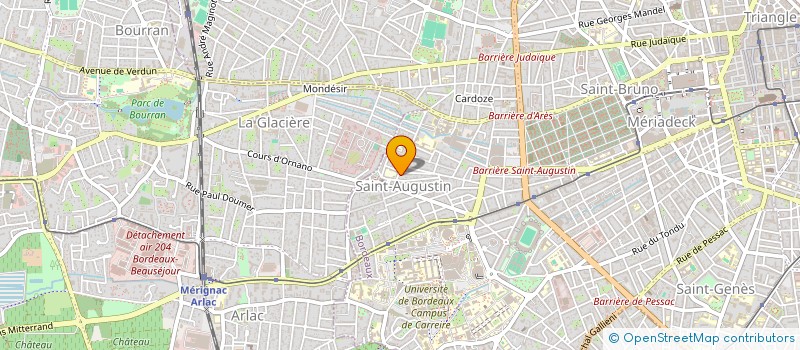 localisation de l'entreprise SCI DU 48 FRANTZ SCHRADER  BORDEAUX