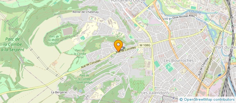localisation de l'entreprise SCI DU 48 R DE CORCELLES à DIJON