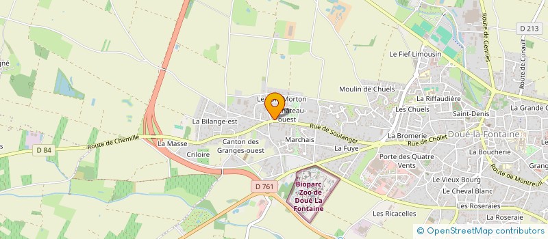 localisation de l'entreprise SCI DU 48 RUE  DE SOULANGER  DOUE-EN-ANJOU