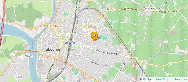 localisation de l'entreprise SCI DU 49 AVENUE DE VERDUN  LIBOURNE