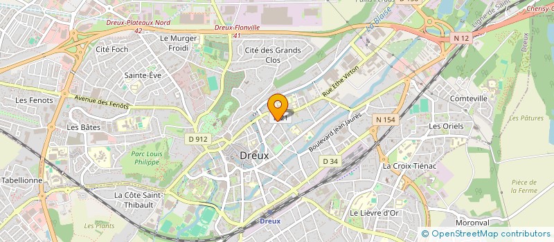 localisation de l'entreprise SCI DU 49 AVENUE DU GENERAL LECLERC à DREUX