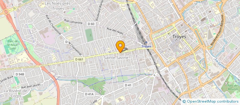 localisation de l'entreprise SCI DU 49 AVENUE GALLIENI  SAINTE SAVINE