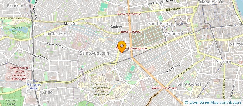 localisation de l'entreprise SCI DU 49 RUE BERRUER  BORDEAUX