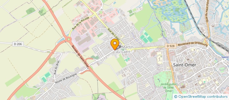 localisation de l'entreprise SCI DU 4BIS ROUTE DE BOULOGNE  SAINT-MARTIN-LEZ-TATINGHEM