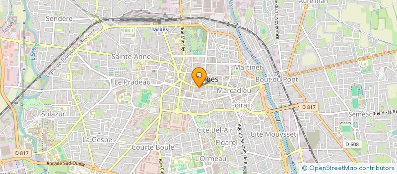 localisation de l'entreprise SCI DU 4F  TARBES