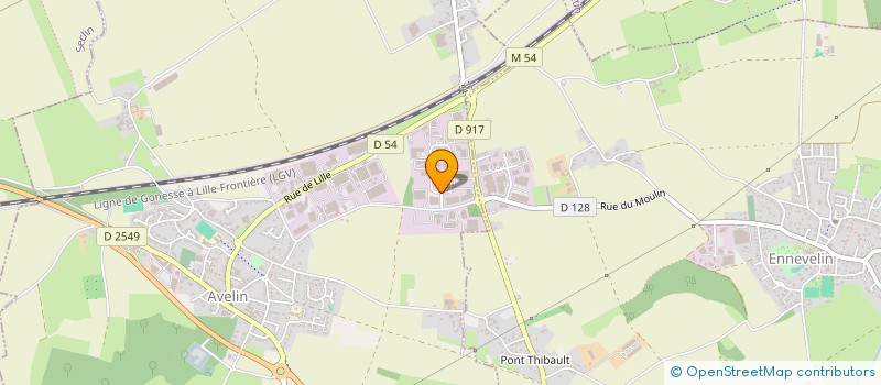 localisation de l'entreprise SCI DU 4I RUE ROLAND  AVELIN