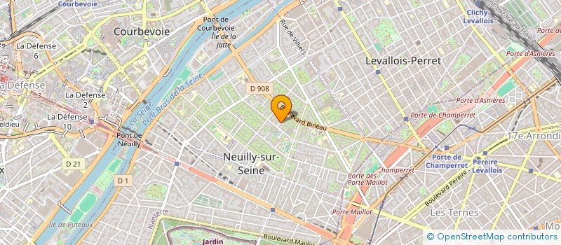 localisation de l'entreprise SCI DU 5 ALLEE BORGHESE à NEUILLY SUR SEINE