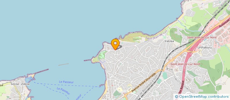 localisation de l'entreprise SCI DU 5 AV GAETAN BERNOVILLE  SAINT-JEAN-DE-LUZ