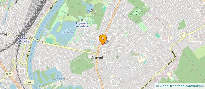 localisation de l'entreprise SCI DU 5 AV JEAN JAURES à DRAVEIL