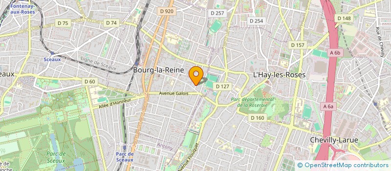 localisation de l'entreprise SCI DU 5 AV LATTRE DE TASSIGNY à BOURG-LA-REINE