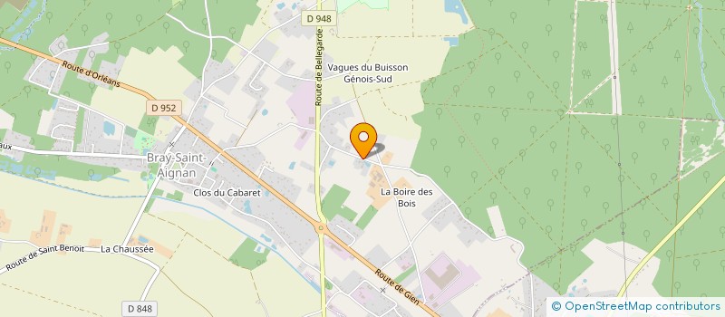 localisation de l'entreprise SCI DU 5 AVENUE DE PARIS A ORLEANS à BRAY-SAINT-AIGNAN